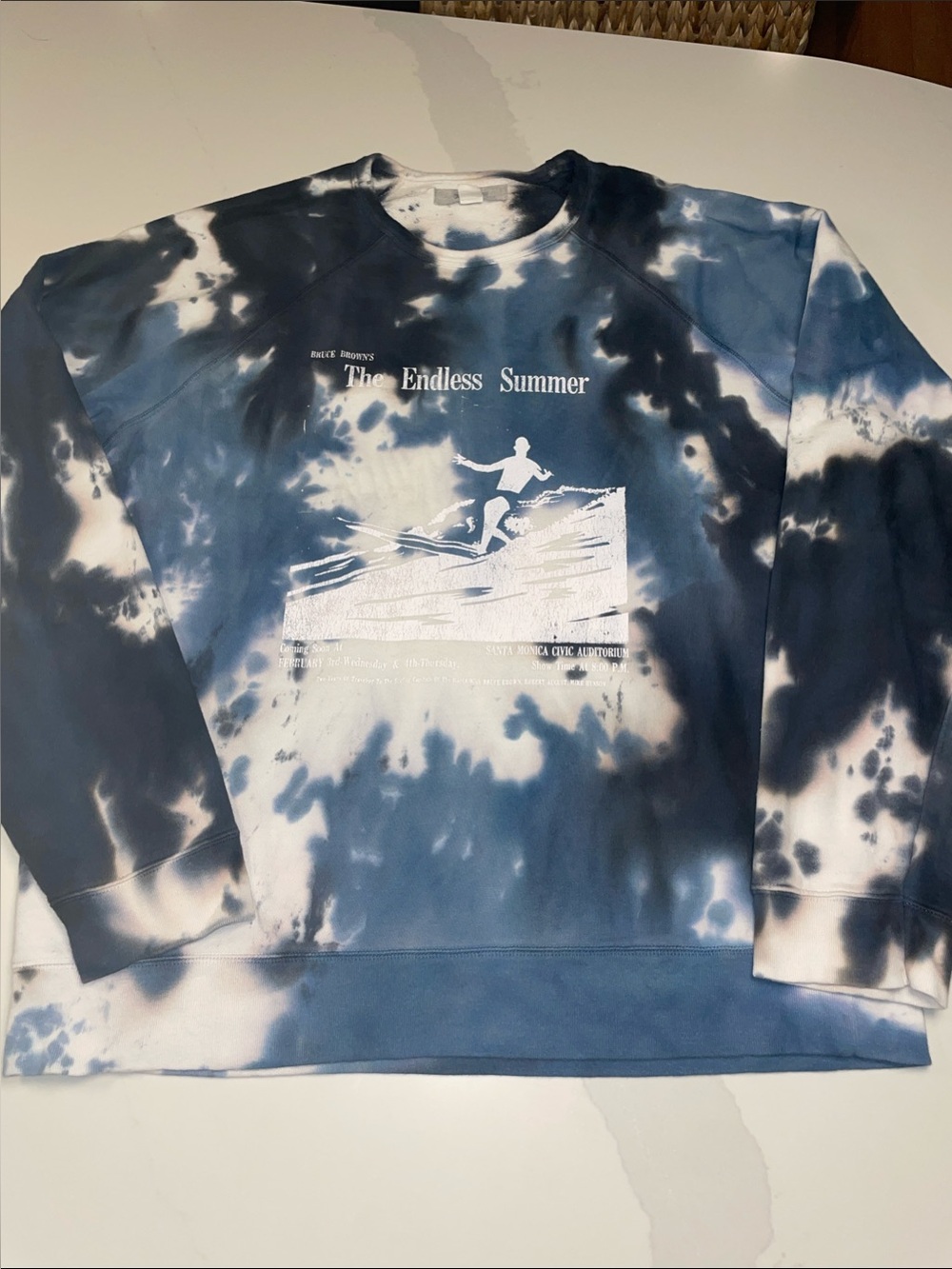 Outerknown Kelly Slater Tie-Dye Crewneck Sweatshirt